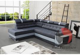 The credit advertised is provided by an external credit provider; Boss Corner Sofa Bed With Bedding Storage Sleep Function Elastic Foam Head Rests