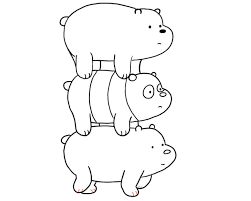 Then you can print it and color it as you like. We Bare Bears Coloring Pages Printable Coloring Pages