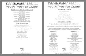 free youth baseball practice guide