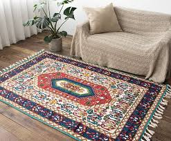 cashmere wool embroidered rug 120x180