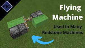 minecraft bedrock flying machine