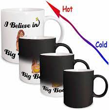 Amazon.com: 3dRose mug_104818_3 I Believe in Big Boobs Magic Transforming  Mug, 11-Ounce : Home & Kitchen