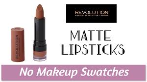 makeup revolution matte lipsticks