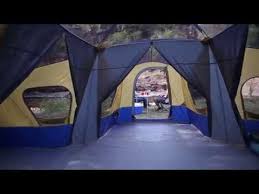The ultimate family camping experience! Ozark Trail Base Camp 14 Person Cabin Tent 3 Room Family Camping Easy Assembly Youtube Cabin Tent Family Tent Camping Tent