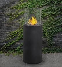 Inno Living Fire Round Cylinder Glass
