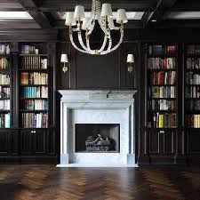 Fireplace Between Bookcases Design Ideas