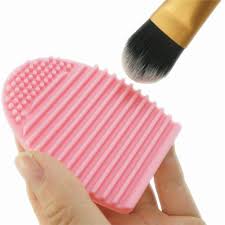 pink dose cleaning makeup brushes small