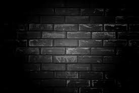 Old Black Wall Background Texture With