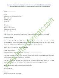 cancellation letter for credit card