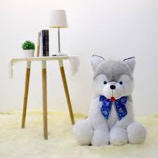 mr smith husky dog stuffed toy