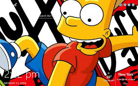 It was performed by the simpsons cast member nancy cartwright (the voice of bart simpson), with backing vocals from michael jackson, alongside additional vocals from dan castellaneta. Bart Simpson Hd Wallpapers Cartoon Tv Theme