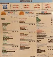 Dominos Pizza Menu Menu For Dominos Pizza Baramunda