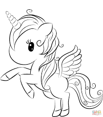 Cute Unicorn Coloring Page Free Printable Coloring Pages Coloring