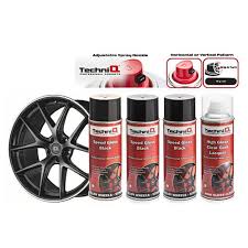 Gloss Black Alloy Wheel Paint Kit