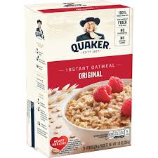 Quaker Instant Oatmeal Original 12 Packets Walmart Com