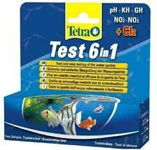 tetra test 6in1 strips aquarium to test