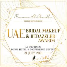 uae bridal makeup bedazzled awards