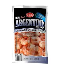 wild red argentine shrimp wholey seafood
