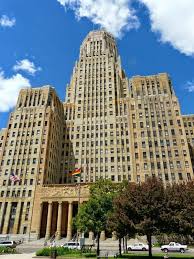 City hall is known as an art deco masterpiece; Buffalo City Hall Buffalo New York Atlas Obscura