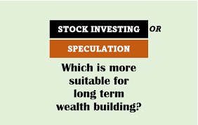 stock investing or speculation which