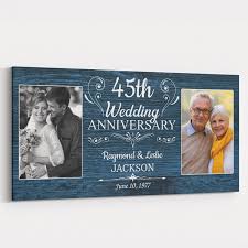 45th year wedding anniversary gifts