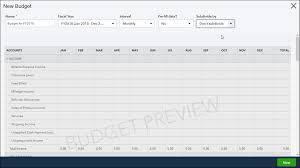 Create A Budget In Quickbooks Online Instructions
