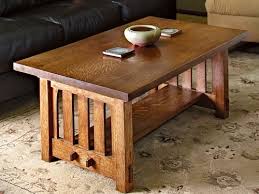 project mission style coffee table