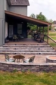 Deck Designs Backyard Stone Deck Patio
