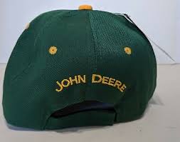 john deere hat green baseball golf cap