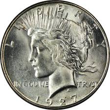 1927 S 1 Ms Peace Dollars Ngc