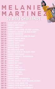 melanie martinez 30 day challenge day
