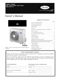 carrier 38 40grq owner s manual manualzz