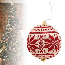 Yarn is versatile in color, texture, size, and everything else. Windfall Lightweight Foam Knit Balls Woolen Yarn Christmas Tree Hanging Pendant Ornament Walmart Com Walmart Com