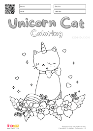 K is an animated childrens television series created by rich magallanes. Unicorn Cat Coloring Pages For Kids Kidpid