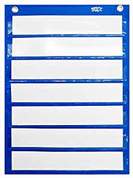 Magnetic Pocket Chart With 10 Dry Erase Cards For Standards Daily Schedule Activities Class Demonstrations