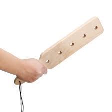 Amazon.com: VENESUN 14inch Wood Spanking Paddle for Adults, Wooden Paddle  with 5 Holes for BDSM Sex Play : Health & Household