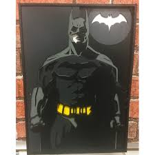 Dc S Batman 3d Multilayered Wall Art Plaque