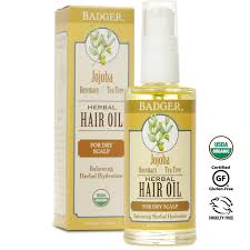 Whether your hair suffers from heat damage, breakage, or environmental stressors, we've got an oil for that. Organic Jojoba Hair Oil For Dry Scalp Badger Balm