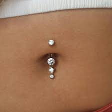 belly on piercings healing and