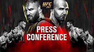 UFC 267: Pre-fight Press Conference ...