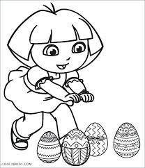 Coloring The Explorer Printable Coloring Pages Page Dora Princess