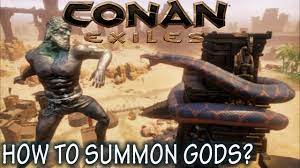 CONAN EXILES : SUMMONING AVATAR GODS TUTORIAL GUIDE - How to spawn GODS -  YouTube
