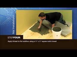 nuheat radiant floor heating mats 240v