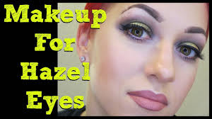 makeup for hazel eyes ft mac eyes