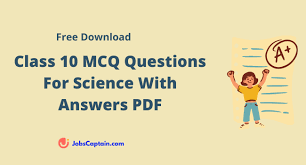 Mcq Questions For Class 10 Science With