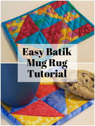 how to make a mug rug feltmagnet