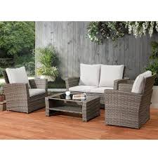 retro wicker pe rattan furniture set