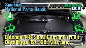 clic car semi custom trunk detailing