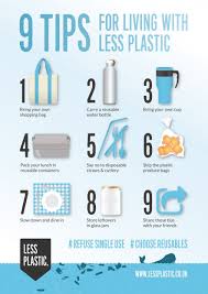 9 Tips For Living With Less Plastic Less Plastic Plastic