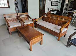 wooden sofa set furniture home